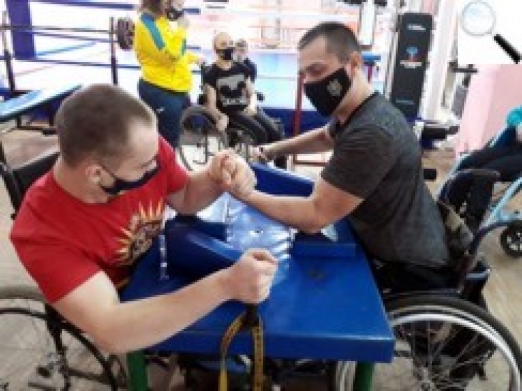 Звягельчани — кращі на турнірі з армспорту серед спортсменів з інвалідністю