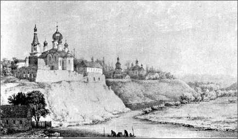 Спасо-Преображенский собор гравюра Н.Орди 70-ті роки ХІХ ст.