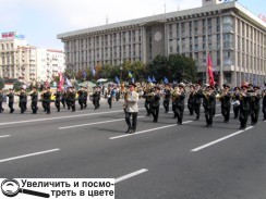 Щороку наші військові музиканти  беруть участь у параді до Дня Незалежності у столиці