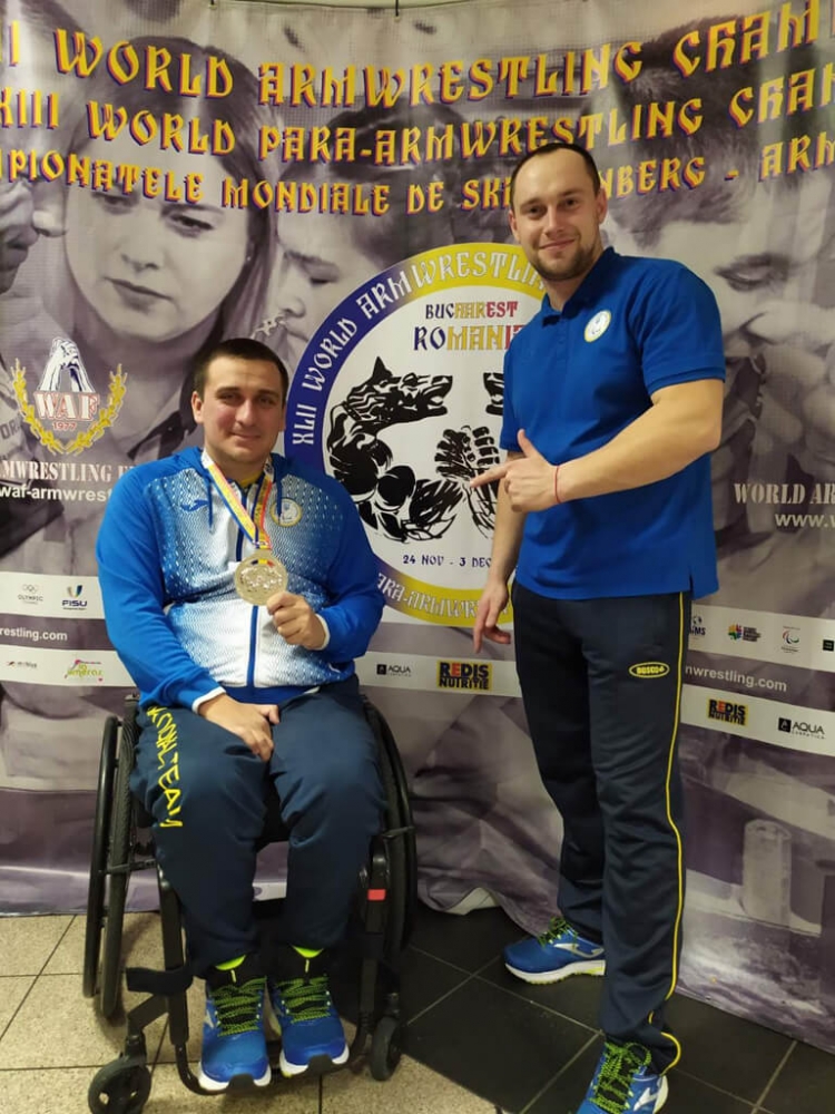 Звягельчанин став призером на чемпіонаті світу з армспорту