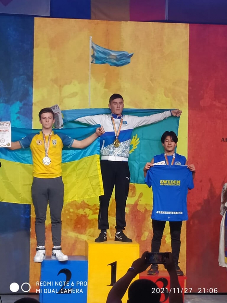 Вихованець ДЮКФП здобув срібло на чемпіонаті світу з армреслінгу
