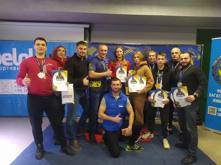 Збірна Житомирщини вдруге виграла першість України з багатоповторного жиму