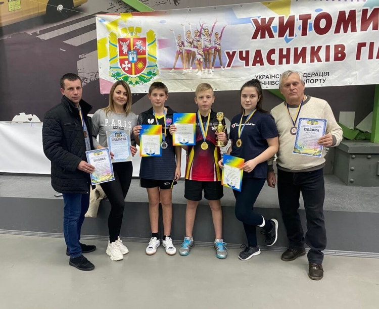 Вихованці ДЮСШ — абсолютні чемпіони Житомирської області з настільного тенісу!